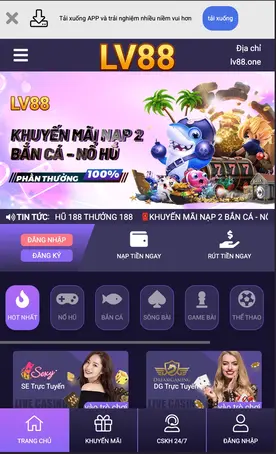 TẢI VỀ ứng dụng LV88